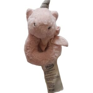 Little Miracles Pink Unicorn Rattle